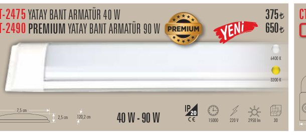 CATA CT-2475 · YATAY BANT ARMATÜR W i N E PREMIUM Y