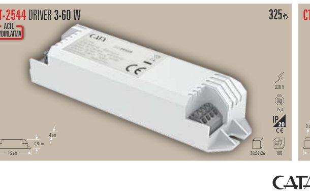 CATA CT-2544 · DRIVER 3-60 W ACİL