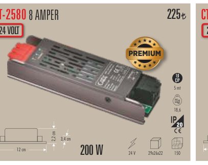 CATA CT-2580 · AMPER VOLT
