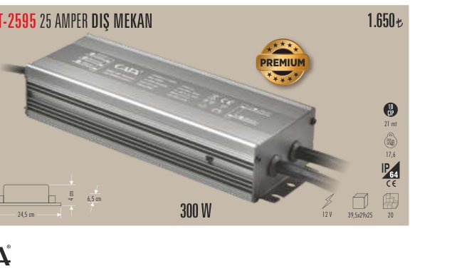 CATA CT-2595 · AMPER DIŞ MEKAN