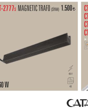 CATA CT-2777 · MAGNETIC TRAFO (SİYAH)