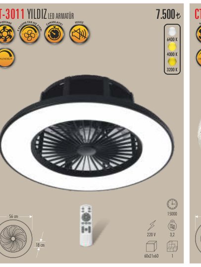 CATA CT-3011 · YILDIZ LED ARMATÜR R A V N L S F E İ Z M P H Y I C D K