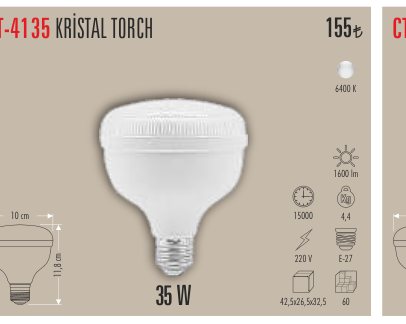 CATA CT-4135 · KRİSTAL TORCH
