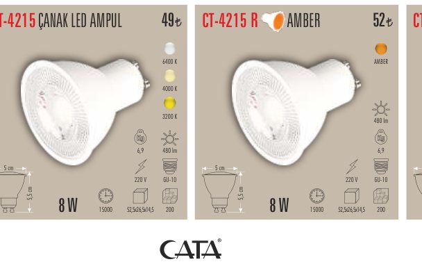 CATA CT-4215 · R ÇANAK LED AMPUL AMBER