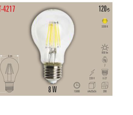 CATA CT-4217 · LED Ampul ve Filament