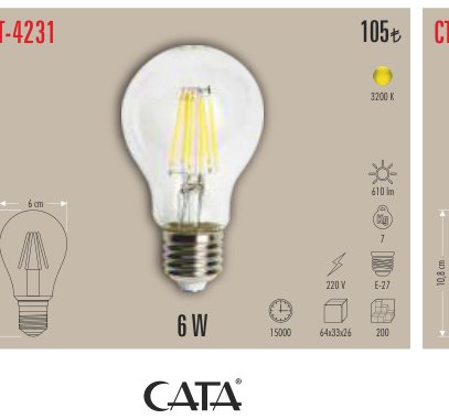 CATA CT-4231 · LED Ampul ve Filament