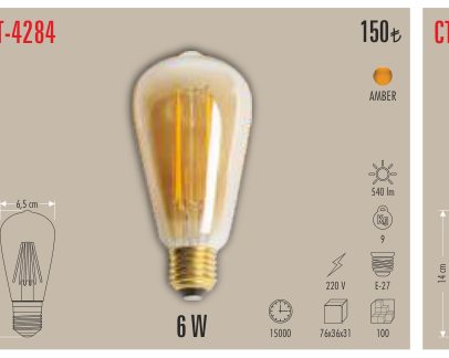 CATA CT-4284 · LED Ampul ve Filament