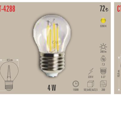CATA CT-4288 · LED Ampul ve Filament