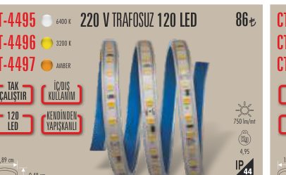 CATA CT-4496 · V TRAFOSUZ LED K