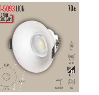 CATA CT-5093 · LION DAİRE ÇAPI