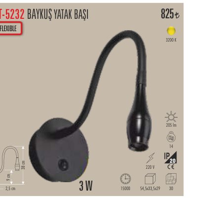 CATA CT-5232 · BAYKUŞ YATAK BAŞI FLEXIBLE