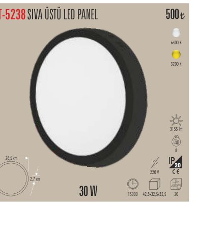 CATA CT-5238 · SIVA ÜSTÜ LED PANEL