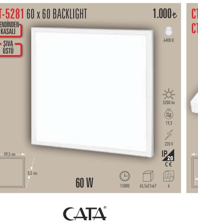 CATA CT-5281 · x BACKLIGHT KASALI