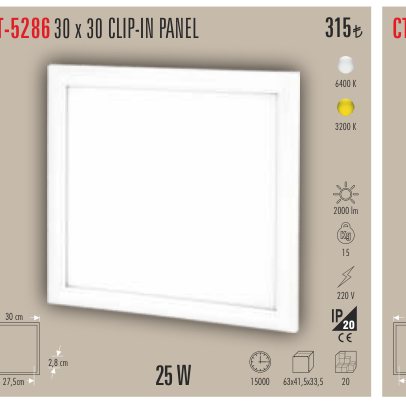 CATA CT-5286 · x CLIP-IN PANEL