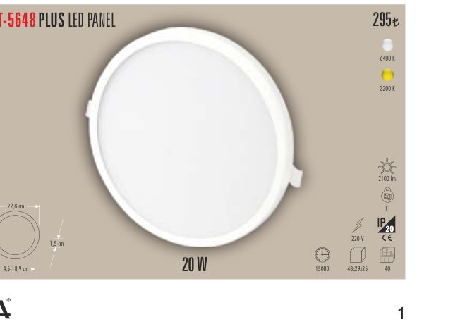 CATA CT-5648 · PLUS LED PANEL