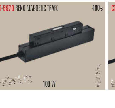 CATA CT-5970 · RENO MAGNETIC TRAFO