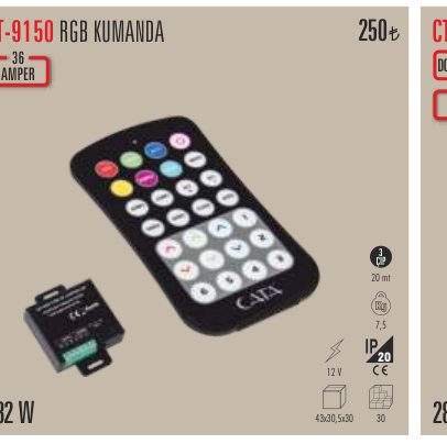 CATA CT-9150 · RGB KUMANDA DOKUNMATİK