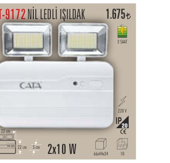 CATA CT-9172 · NİL LEDLİ IŞILDAK