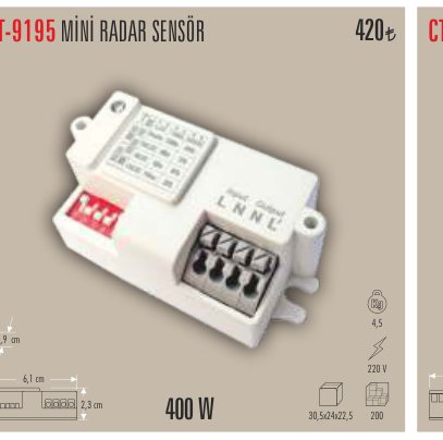 CATA CT-9195 · MİNİ RADAR SENSÖR